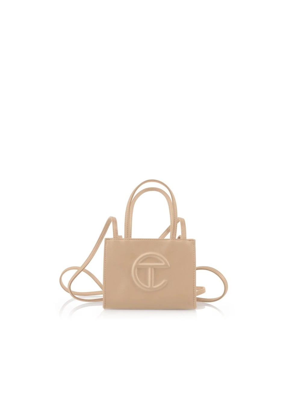 Telfar Cream Small Shopping Bag